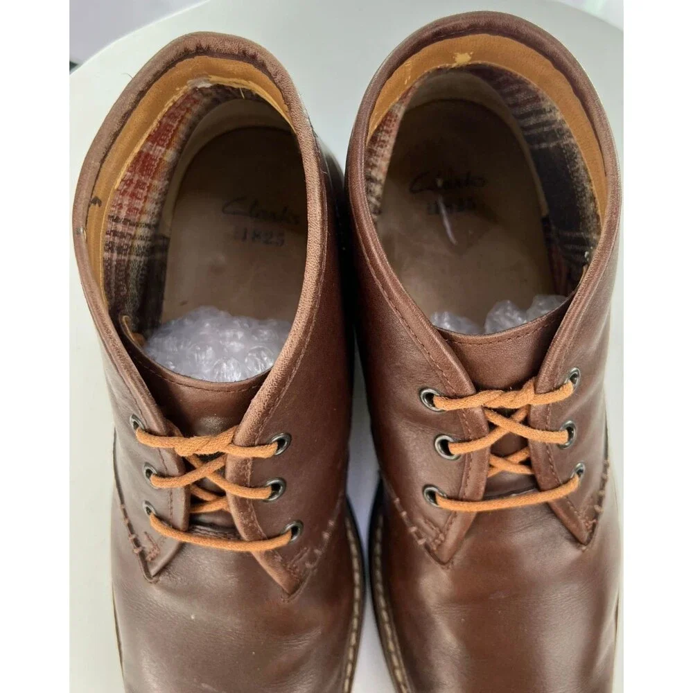 Clarks Montacute $130 Men's Chukka Boots Size 11 M Leather Brown